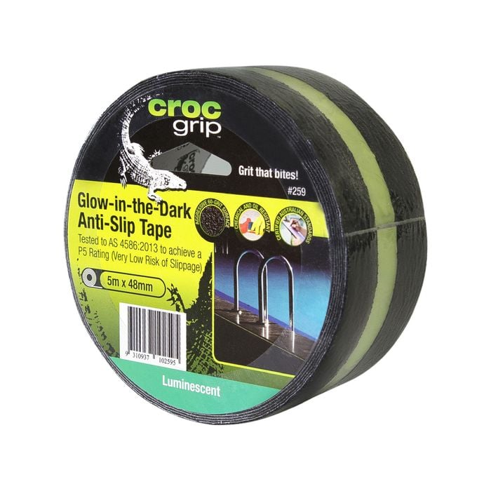Croc Grip 48mm x 5m Glow-In-The-Dark Anti-Slip Tape