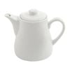 Olympia Teapots Whiteware 4 Pack 483ml Porcelain Ceramic Catering