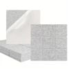 iDEER LIFE Acoustic Foam 12Pcs Sound Absorbing Panels Wall Tiles 3x3 Square (Light Grey)