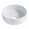 Mondella Round Above Counter Basin - Gloss White Resonance