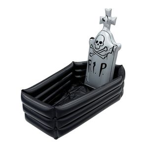 Lifebay Inflatable Skull Tombstone Ice Bar Halloween Prop