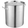 Vevor 42 Quart Stainless Steel Stockpot Silver Multipurpose With Lid Handle For Large Groups Events