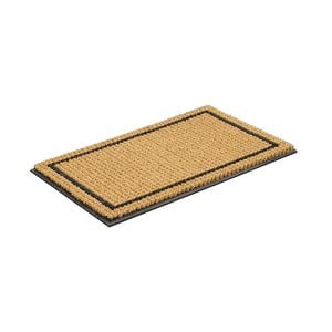 Axton 75 x 45cm Black Border Coir HD Tufted Door Mat
