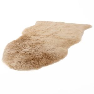Naturally Sheepskins 90x55cm Caramel New Zealand Long Wool Sheepskin Rug - Single