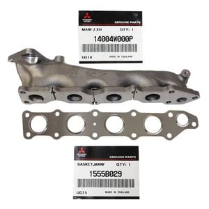 Genuine Exhaust Manifold & Gasket For Mitsubishi Triton Mr 4n15 2.4l