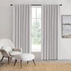 Sherwood Home 100% Blockout Concealed Tab Top Curtain Pair Grey 135x223cm