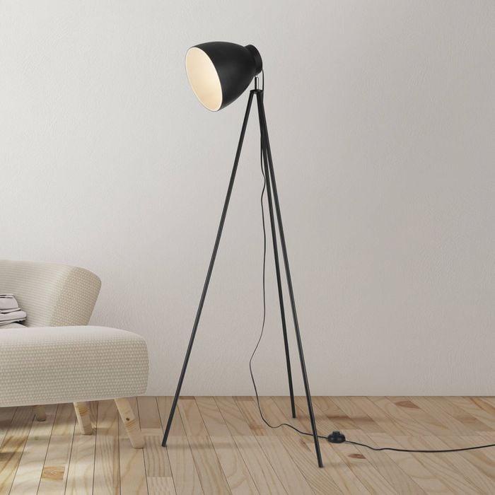 Verve Design Ralph Tripod Ralph Floor Lamp - Black 