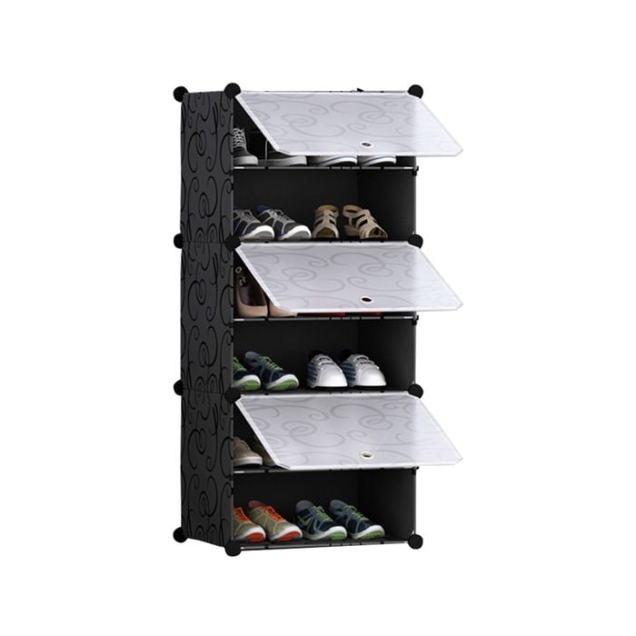 SOGA 6 Tier Shoe Rack Organizer Storage Stackable