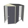 Build-a-Shed 1.5 x 2.3 x 2.3m Single Hinged Side Door Gable Shed - Grey