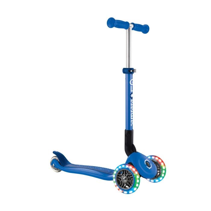 Globber junior lights foldable scooter