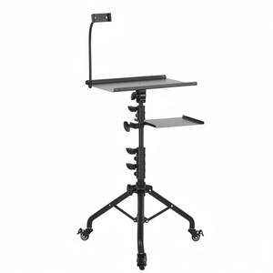 Mobile Laptop Tripod Stand 11-16 Inch on Wheels 82-170cm Height Adjustable