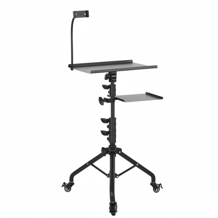 Mobile Laptop Tripod Stand 11-16 Inch on Wheels 82-170cm Height Adjustable