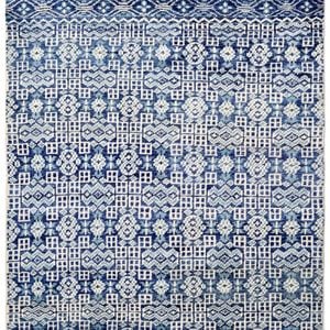 Royal Handknotted Wool Rug - Jaipur - Blue - 252x350cm