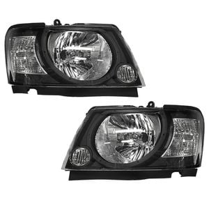 Black Smoked Pair Headlights Fit For Nissan Patrol GU Series GU4 Y61 10/2004-2016