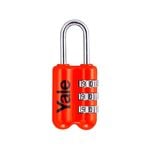 Yale Red Combination Padlock
