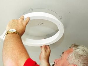 DIY Step Image - How to install a skylight . Blob storage upload.
