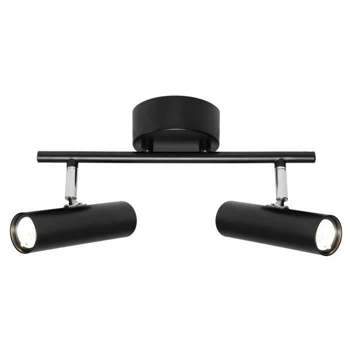 Cougar Lighting Vector 2lt 10w Rail Spot Light Black
