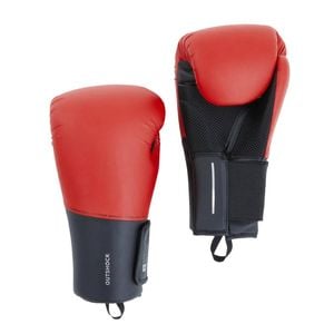 100 Boxing Gloves - Decathlon - Cherry Red - 12 OZ