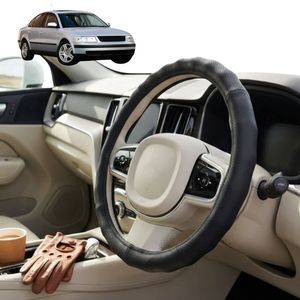 Australian Goose Steering Wheel Cover for VolksWagen Passat 1995 - 2005 (B5) Circle Black