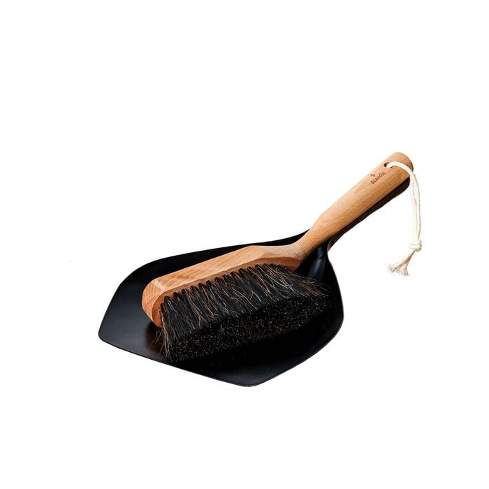 Scandia Black Fireside Ash Pan & Brush Set