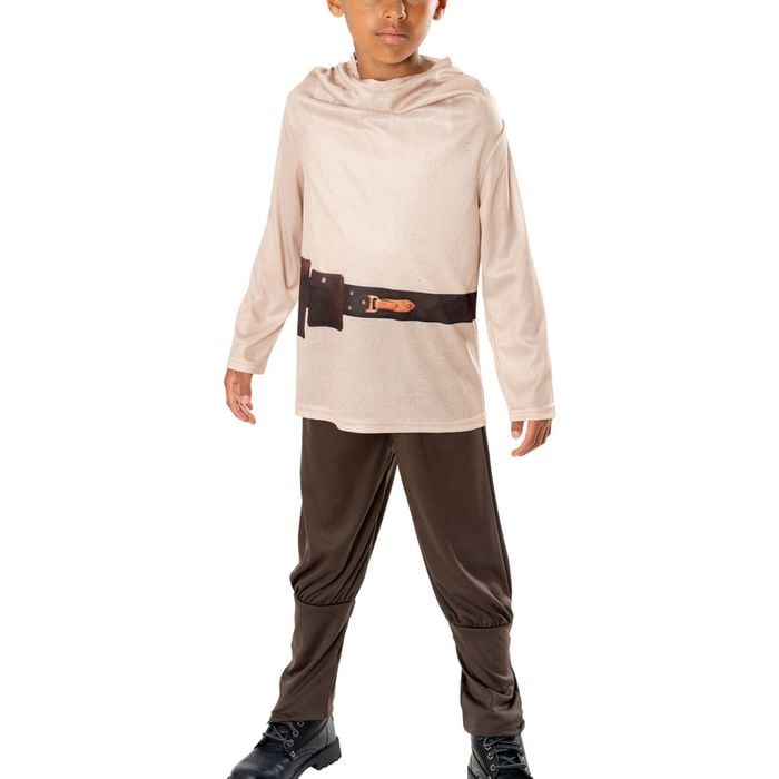 Star Wars Obi-Wan Kenobi Men's Halloween Costume with Tunic and Pants, Colour, 7-8 Years