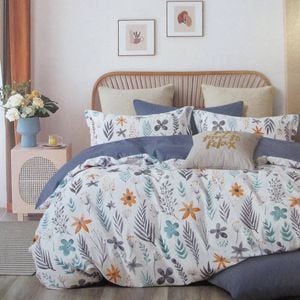 Bloomington 300TC Adriana Reversible Cotton Quilt Cover Set King