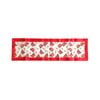 White Holly Sheer Organza Glitter Table Runner 40 x 138 cm White