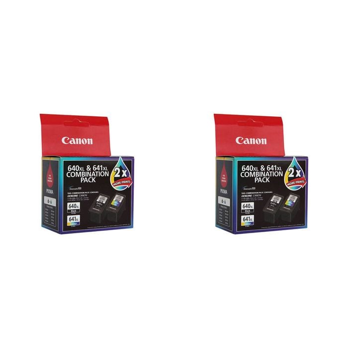 2PK Canon Pixma PG640 + CL641 XL Ink Cartridge Twin Pack
