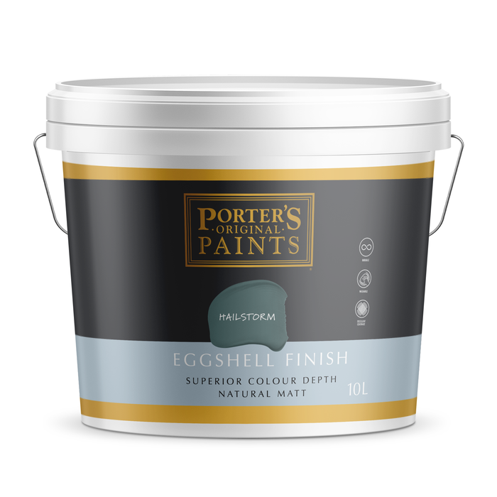 Porter's Paints 10L Hailstorm Eggshell Finish