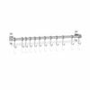 Stainless Steel Utensil Rack with 12 Hooks - 20 Wall Mount Hanger for Kitchen Utensils
