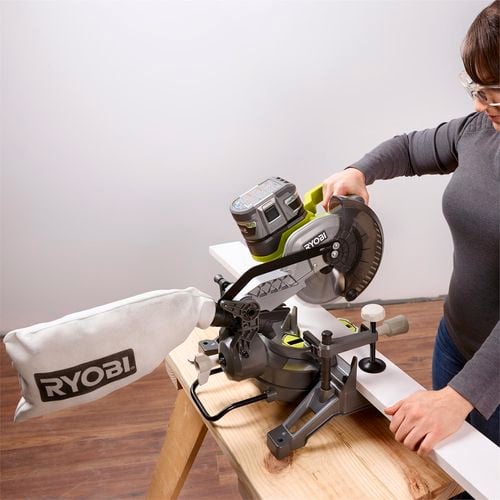 Ryobi sliding mitre saw 18v sale