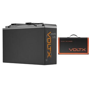 Voltx Slim 12v 200ah Lithium Battery + 100w Solar Panel