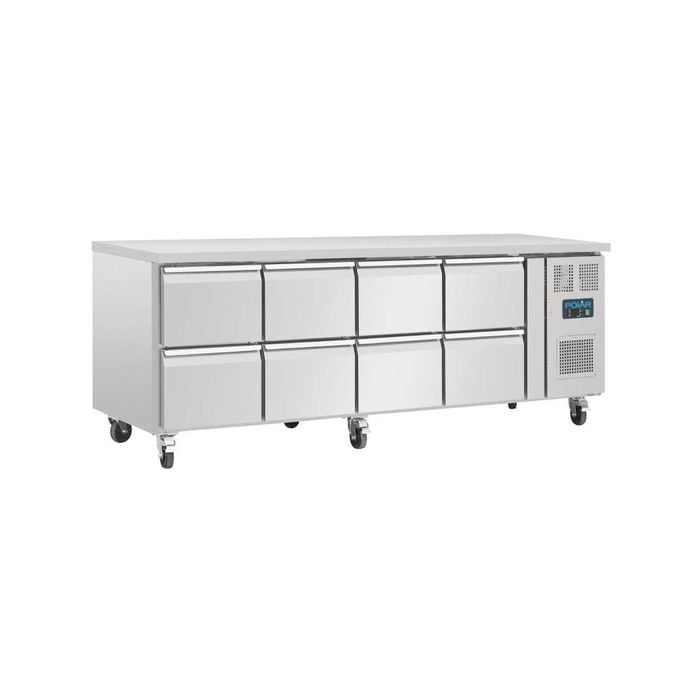 Polar U-Series Eight Drawer Gastronorm Counter Fridge