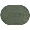 MaxFind 40 x 60cm Green Oval Scraper Doormat