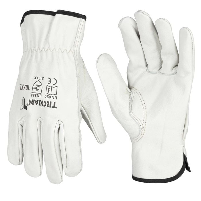 Trojan XL Leather Riggers Gloves