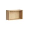 Kaboodle 200-299mm Honey Oak Customisable Shallow Slimline Open Shelf