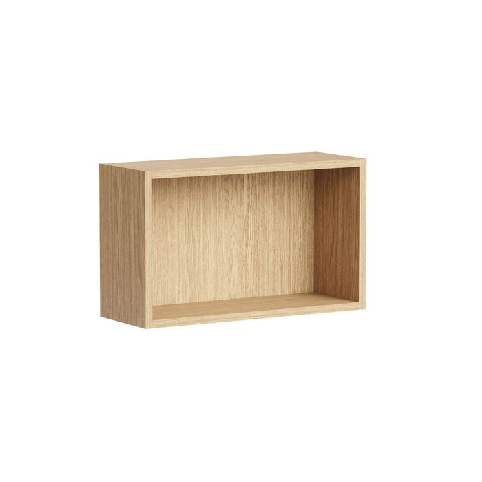 Kaboodle 200-299mm Honey Oak Customisable Shallow Slimline Open Shelf
