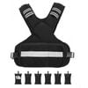 Fohoa 5-10kg Adjustable Weight Vest Black