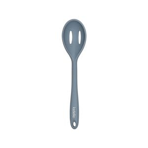 Ladelle Craft Blue Silicone Slotted Spoon Cooking/serving Utensil