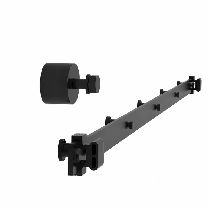 Rolltrak 20mm Black Barn Door Spacer Kit