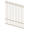 ProtectorAl 0350-1200W x 1500H Paperbark Spear Top Pool Fence Panel Raked Up to 15º