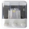 Handi Homes White/Clear 3 Compartment Liquid Dispenser