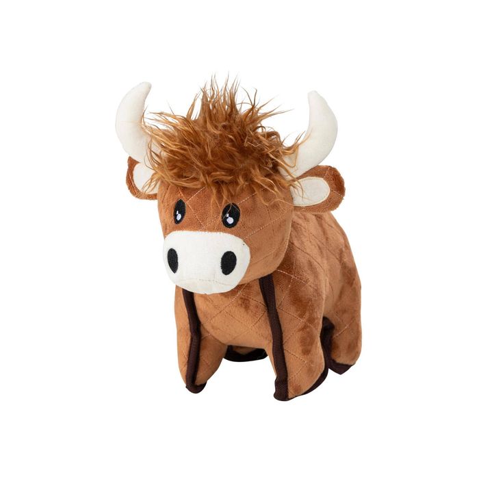 Art & Bob Tough Highland Cow Plush