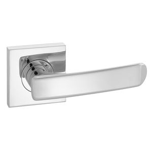Gainsborough G1 Series Polished Stainless Allure Dummy Lever Square Rosette - Polished Steel