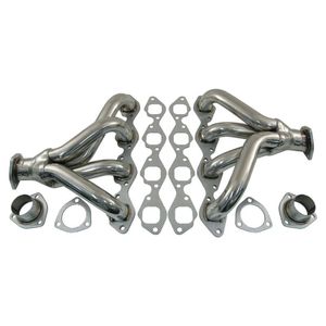 Cal Custom Big Block Chev Tight Fit Headers Stainless Steel - STD Deck BBC