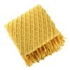Anycozy Yellow Faux Cashmere Throw Blanket Sofa Cover 127x172cm