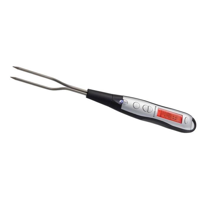 Maverick BBQ Meat Fork Digital Thermometer with Light Black/Silver 38x4x3cm