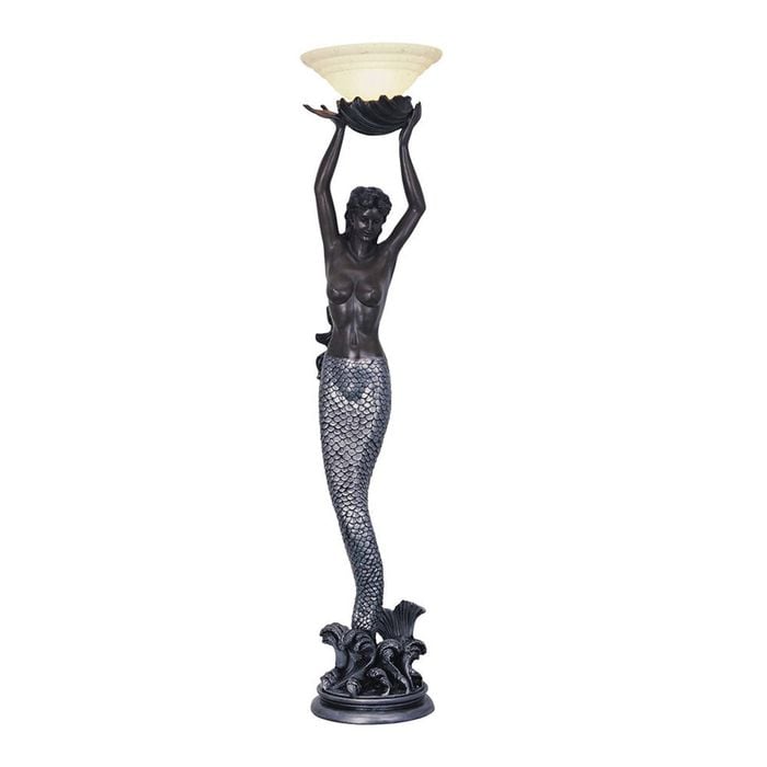G&g Mermaid Art Deco Floor Lamp
