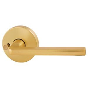 Gainsborough Satin Brass Avant Alba Privacy Lever Set