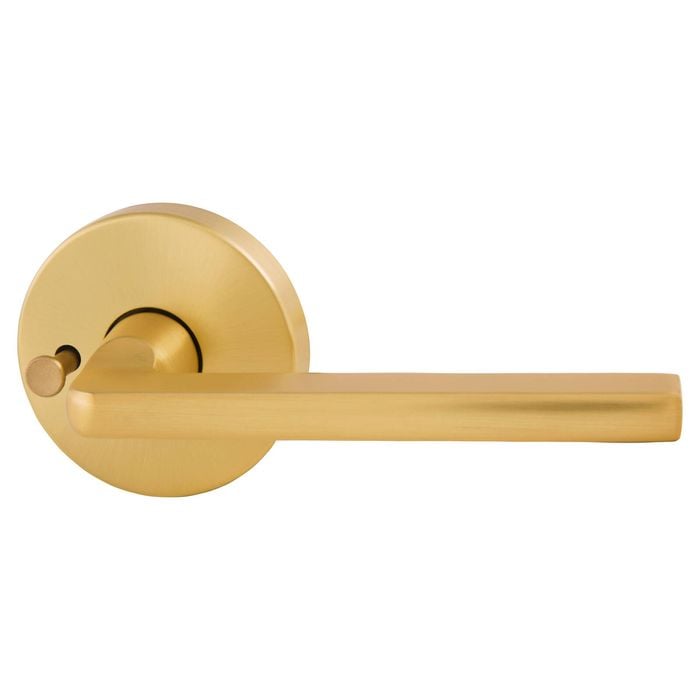 Gainsborough Satin Brass Avant Alba Privacy Lever Set